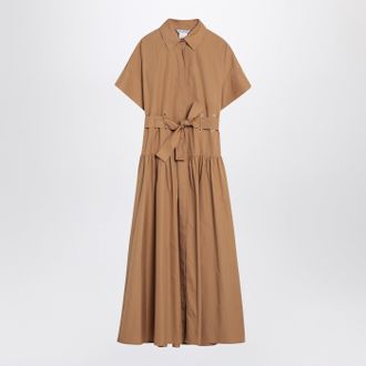Max Mara Karamellfarbe Hemdkleid