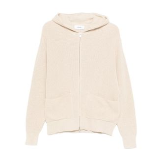 Lardini Sudadera con cremallera de punto - Sweatshirts & Hoodies - Hombre - Beige - M