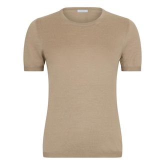 Malo Dames, Truien, Beige, Maat: XL Zijde