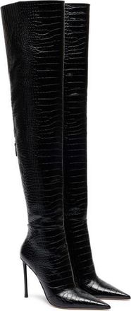 Tom Ford Vertigo Pointed Toe Over the Knee Boot in Black at Nordstrom, Size 39.5
