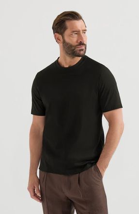 Brunello Cucinelli Cotton jersey crew neck T-shirt in Black at Nordstrom, Size Xxx-Large