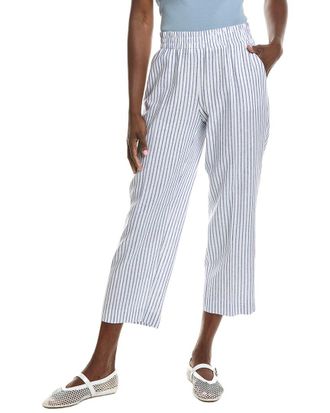 Jones New York Linen-Blend Crop Pant