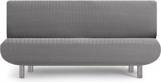 Eysa Funda de sofá 3 plazas clic clac bielástica gris 180 - 230 cm