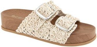 BCBGeneration Sanzia Platform Slide Sandal in Ivory Cream at Nordstrom, Size 7.5