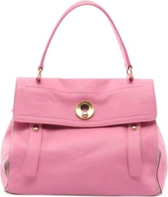 Saint Laurent Pre-owned Handbags, female, Pink, Size: ONE SIZE Pre-owned Vintage Handbag