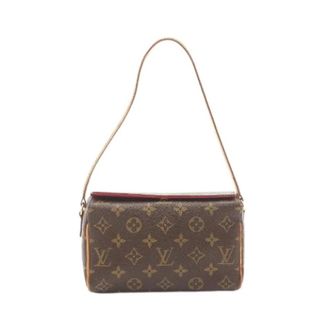Louis Vuitton Pre-owned Shoulder Bags, female, Brown, Size: ONE SIZE Pre-owned Recital Monogram Handbag