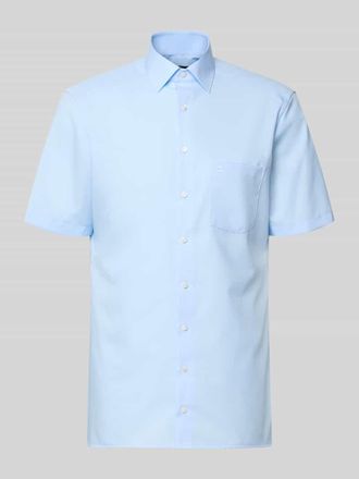 Olymp Regular Fit Freizeithemd mit Kentkragen in Hellblau, Gr&ouml;&szlig;e 39