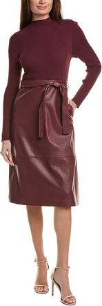 Ted Baker Mock Neck Midi Dress