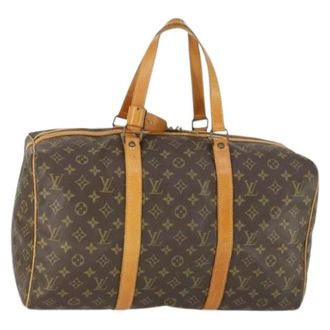 Louis Vuitton Pre-owned Weekend Bags, female, Brown, Size: ONE SIZE Pre-owned Canvas Travel Bag