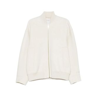 Sportmax Jassen, Dames, Wit, S, Wol, Spxondata Bomberjack