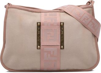 Fendi Pre-owned Fendi Canvas Zucca Crossbody Ladies 2305 8BT084 MZH 059