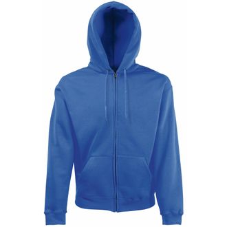 Fruit Of The Loom Heren Premium 70/30 Hooded Zip-Up Sweatshirt / Hoodie (Royaal Blauw)