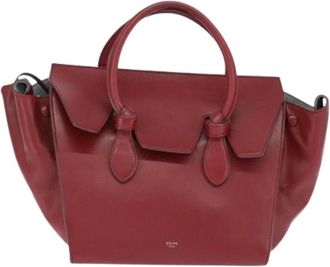 Celine Pre-owned Handbags, female, Red, Size: ONE SIZE Pre-owned Leather Handbag