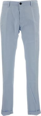 Incotex Chino broeken - Heren - Chinos - Blauw - W32 - Katoen - Broeken