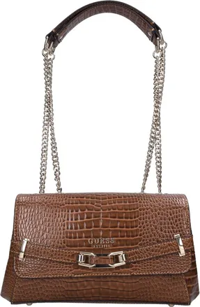 Guess Tassen, Dames, Bruin, ONE Size, Leer, Silvye Convertible Crossbody