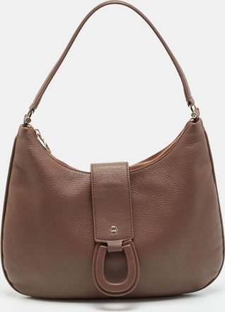 Aigner Selena Brown Leather Hobo