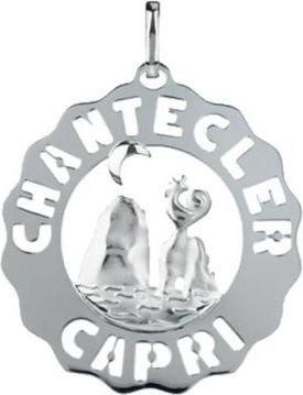 CHANTECLER Capri Zilveren Hanger - Faraglioni - Dames - Sieraden - Grijs - ONE Size - Accessoires