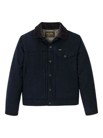 Filson Ribfluwelen jack met kraag - Blauw