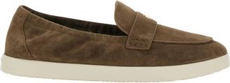 Tory Burch Ballet Sport Loafer - Dames - Loafers - Bruin - 36 EU - Leer - Schoenen