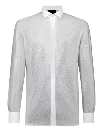 Philipp Plein Shirt Platinum Cut SS Crystal