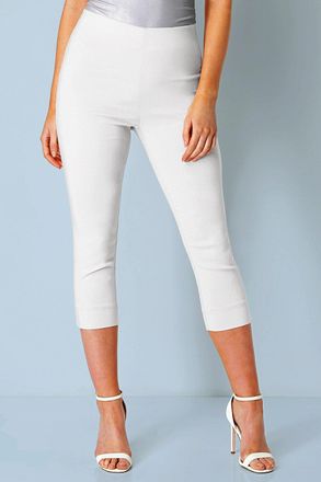 Roman Cropped Stretch Trousers
