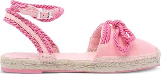 Mach & Mach Espadrilles Double Bow Riviera - Rosa