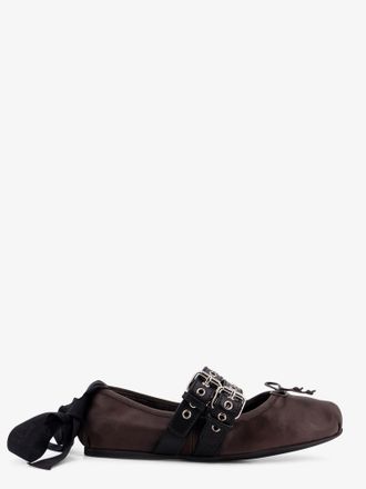 Miu Miu Leather ballerinas - MIU MIU - gender_Woman