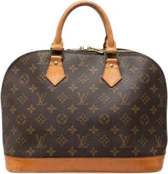 Louis Vuitton Pre-owned Handbags, female, Brown, Size: ONE SIZE Pre-owned Alma PM