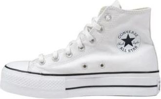 Converse Schoenen, Dames, Wit, 37 EU, Polyester, Chuck Taylor All Star Lift High Top Platform Sneaker