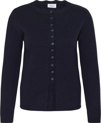 Saint Tropez C&aacute;rdigan - Knitwear - Mujer - Azul - XL