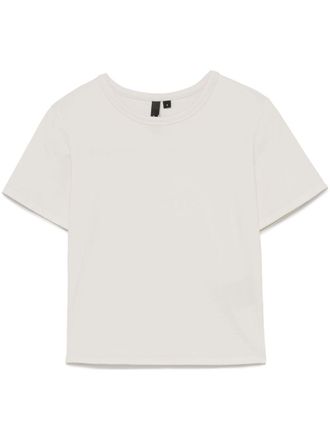 Entire studios Micro T-shirt - women - Spandex/Elastane/Organic Cotton - S - Grey