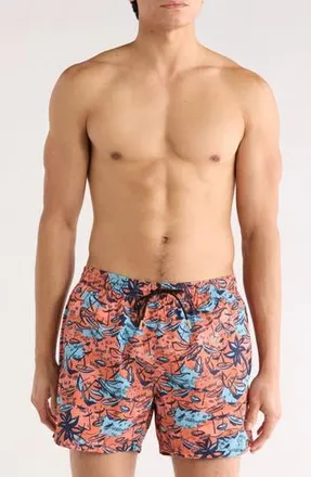 BOSS Willow Swim Trunks in Bright Orange at Nordstrom Rack, Size Xx-Large