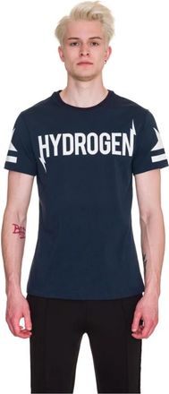 Hydrogen Icon T-shirts voor waterstofliefhebbers - Heren - T-shirts - Blauw - XL - Tops