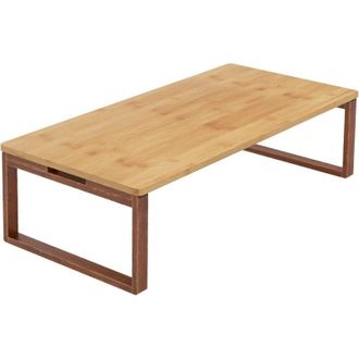 Soges Tavolino pieghevole in bamb&ugrave; in stile giapponese per finestre, aiuola tatami, montaggio richiesto, 80 cm x 50 cm