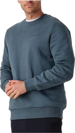 Peak Performance Hoodies & sweatvesten, Heren, Blauw, M, Originele Small Logo Crew Men Sweater