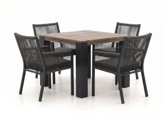 Manifesto Furniture Manifesto Rivola/ROUGH-X 100cm dining tuinset 5-delig