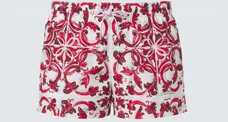 Dolce & Gabbana Majolica swim trunks