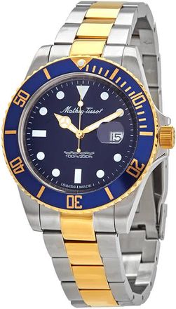 Mathey-Tissot Mathey Vintage Quartz Blue Dial Mens Watch H9010BBU