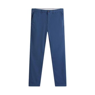Tommy Hilfiger Chinos, male, Blue, W33, Blue Textured Slim Fit Chinos