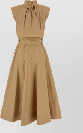 Burberry cotton midi dress