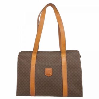 Celine Brown Pvc Tote Bag (Pre-Owned)