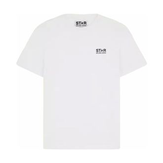 Golden Goose T-shirt Girocollo Manica Corta - - Tops - Uomo - Bianco - XL