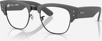 Ray-Ban Mens Rx7316V Optical Eyeglass Prescription Frames In Matte Sand Grey On Black