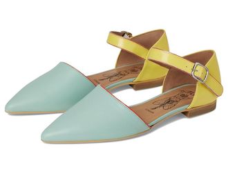 FLY London SARJ266FLY Womens Flat Shoes Spearmint : EU 38 (US Womens 7.5-8) M, Leather