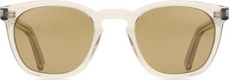 Saint Laurent SL 28 047 Mens Sunglasses Brown Size 49 - Free RX Lenses - Free RX Lenses