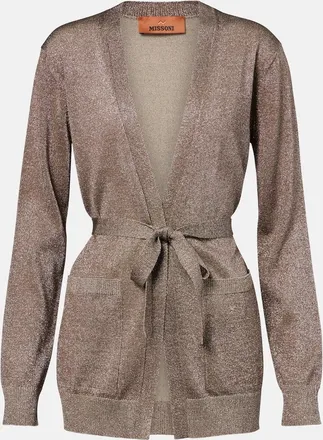 Missoni Cardigan a portafoglio con lam&eacute;