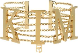 Dolce & Gabbana KIM DOLCE&GABBANA Kim choker necklace - women - Brass - One Size - Gold