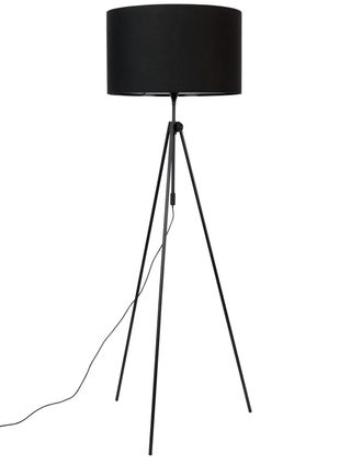 Zuiver Design Stehlampe Fan Lesley ø 58 x 153 cm, Schwarz