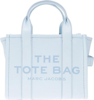 Marc Jacobs The Leather Small Tote Bag - Dames - Handtassen - Blauw - ONE Size - Tassen