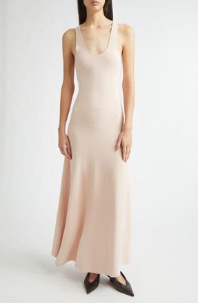 Altuzarra Wells Sleeveless Maxi Dress in 000689 Pale Blush at Nordstrom, Size X-Small